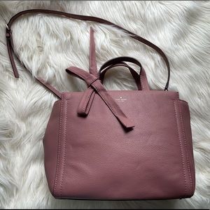 Kate Spade Lowell Lane Cordelia Satchel Bag in Nutmeg Pink